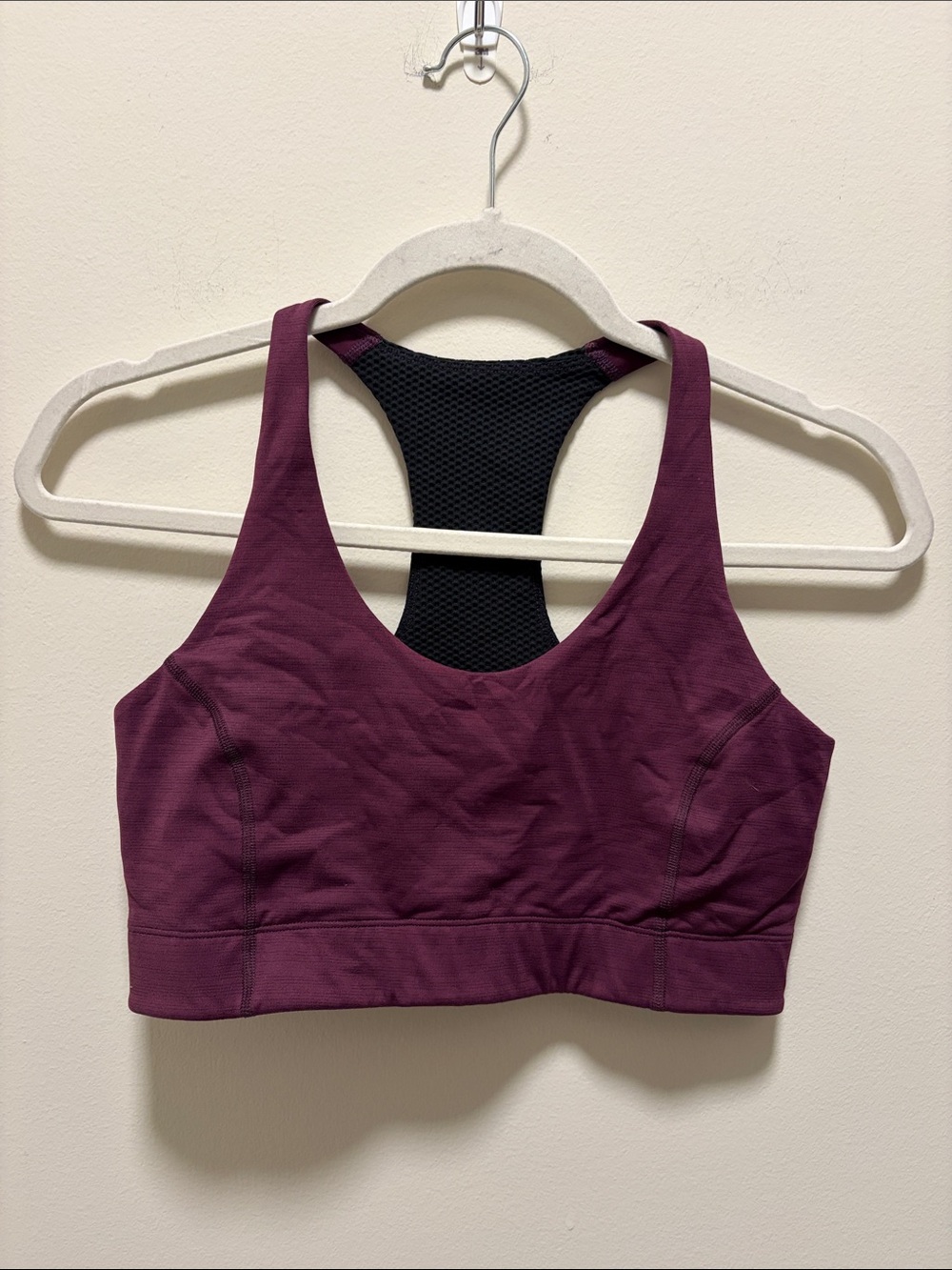 Outdoor Voices Plum Racerback Medium-Support Sports Bra